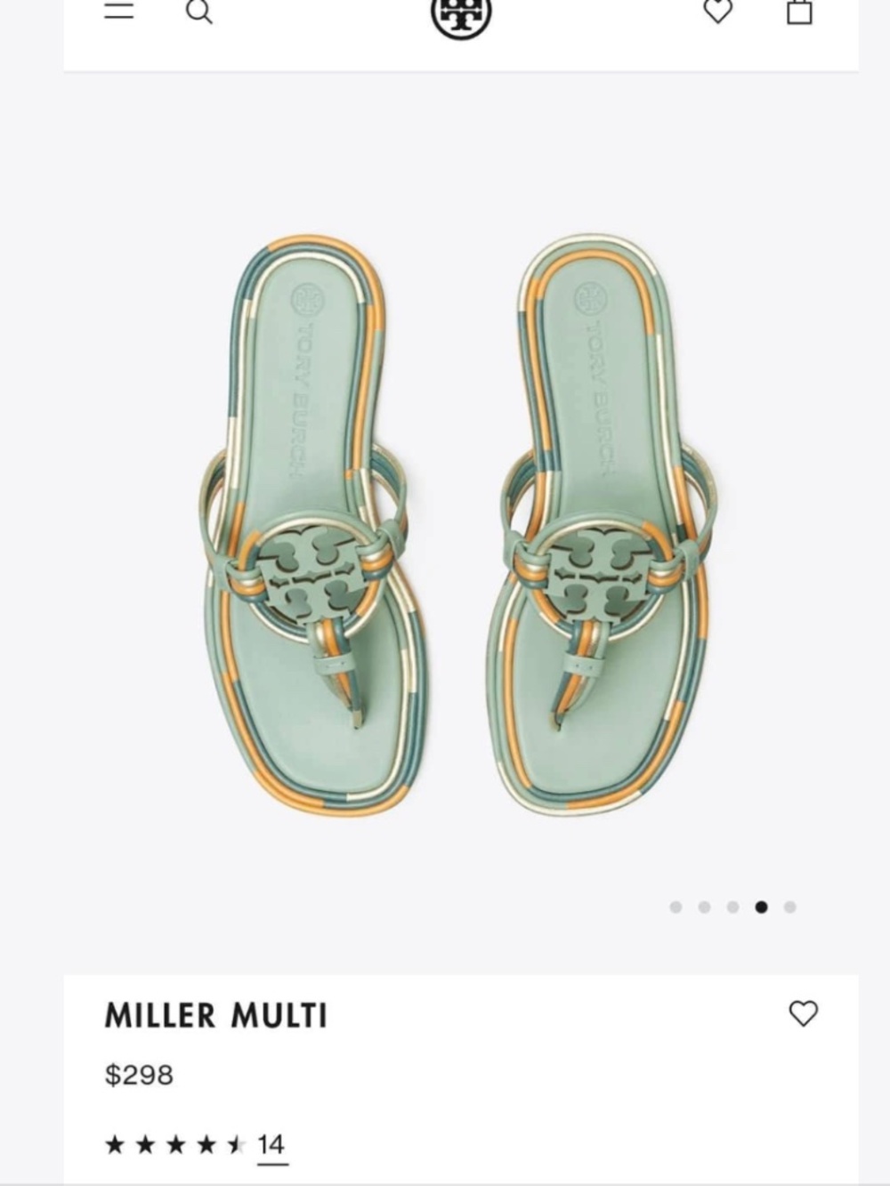Miller Multi Tory Burch Flip Flop